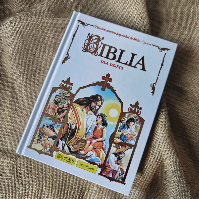 Biblia Dla Dzieci Na Chrzest Św. I Komunie Św.