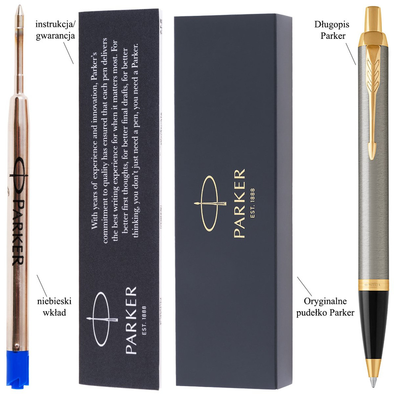 Parker IM BRUSHED GT Długopis