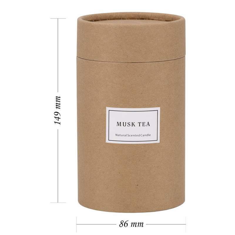 Świeca zapachowa Musk Tea z pokrywką