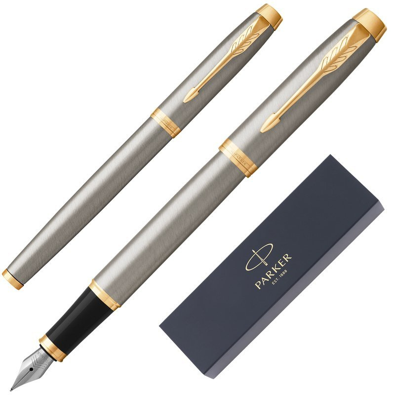 Parker IM BRUSHED Pióro wieczne Etui