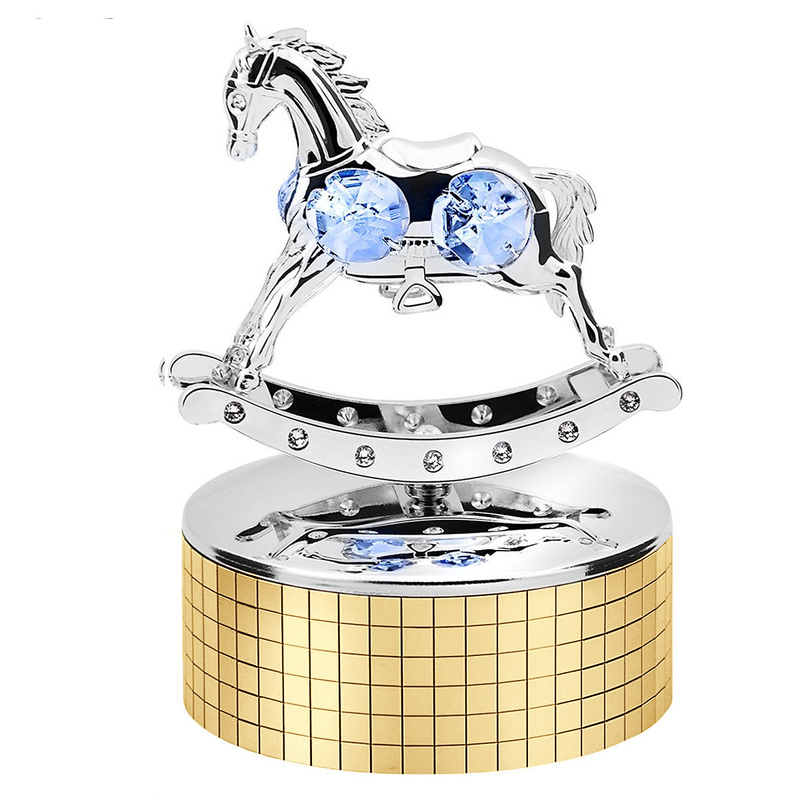 Pozytywka Konik na biegunach Swarovski