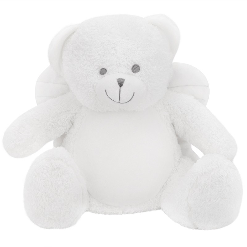 Pluszowy miś - aniołek / prezent na Chrzest Św., Roczek / 31 cm